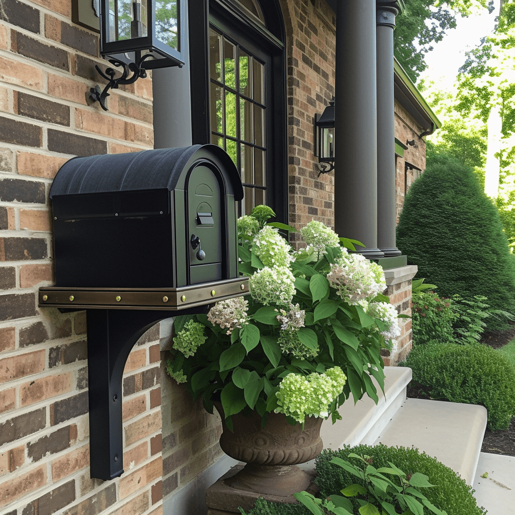 مدخل بيت بصندوق البريد