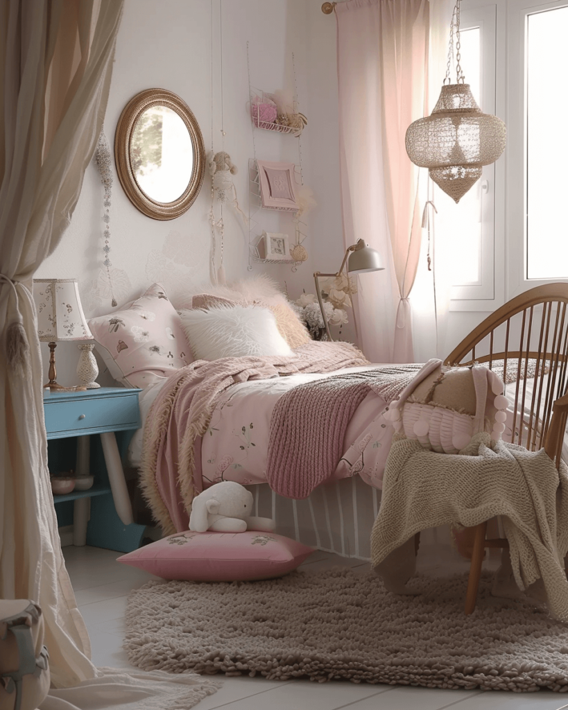  ديكور جميل لغرفة نوم بنات