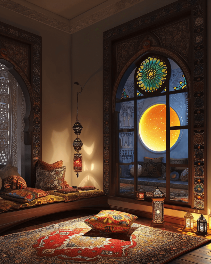 ديكور رمضان لغرفة المعيشة