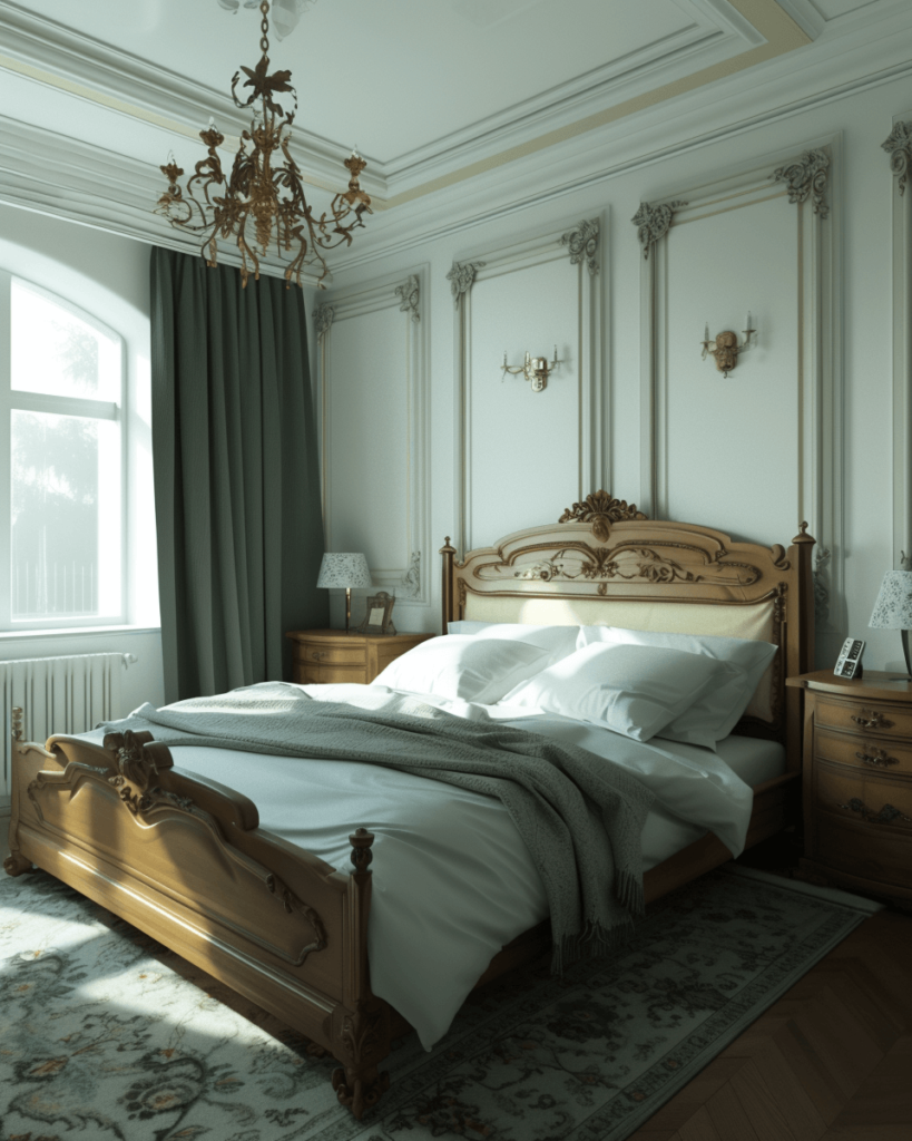 غرف نوم كلاسيكية و بسيطة
