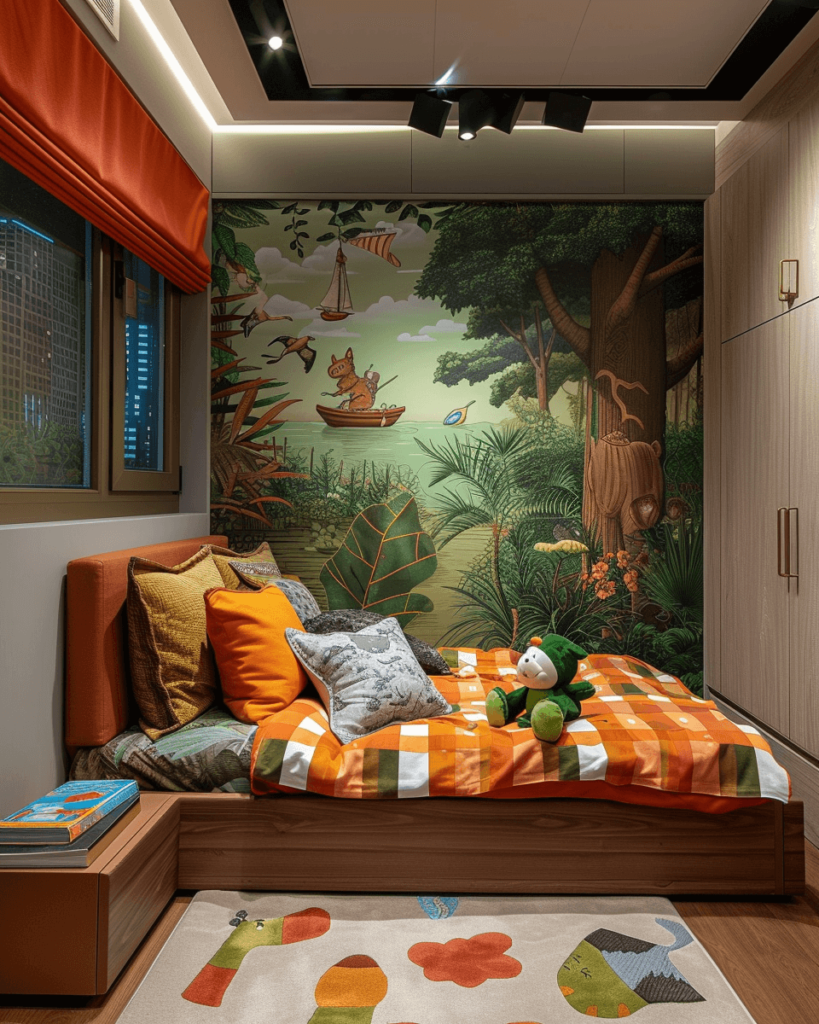 ديكور غرفة النوم صغيرة للأطفال