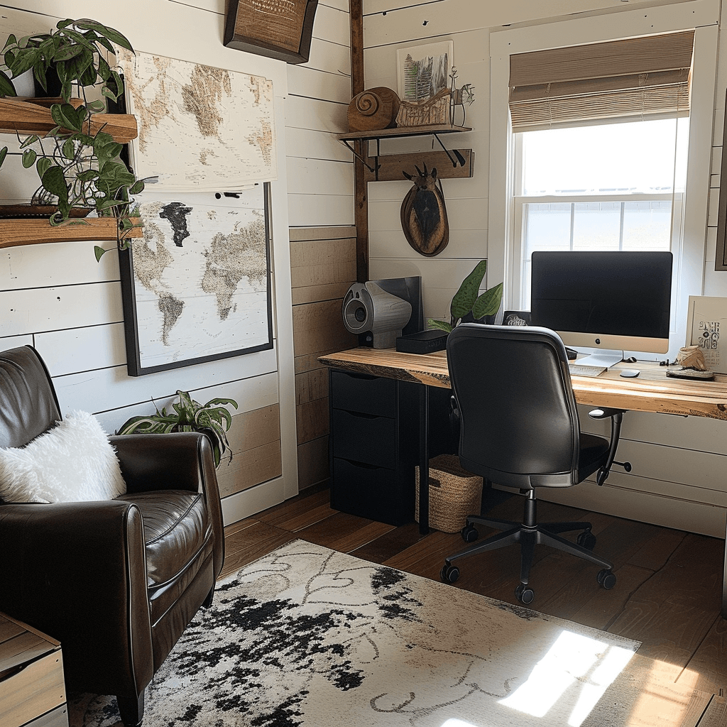 ديكور مكتب صغير 