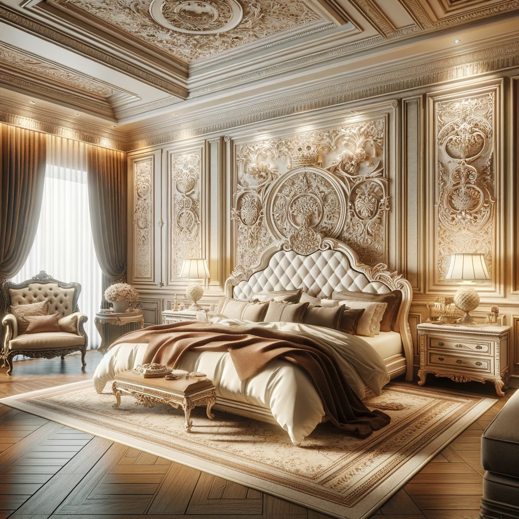 ديكور جبس بورد كلاسيكي لغرفة النوم