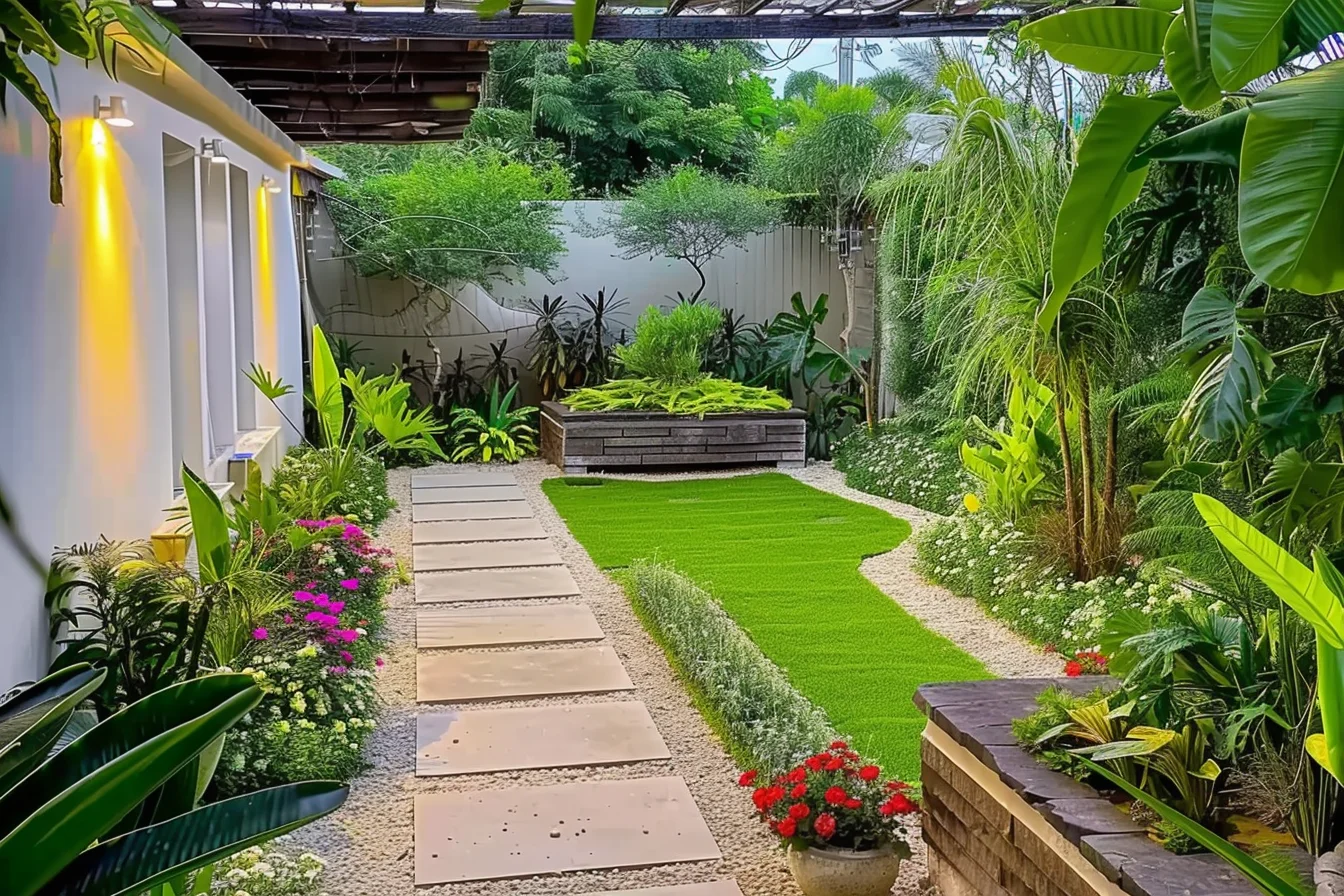 تصميم حديقة منزلية
